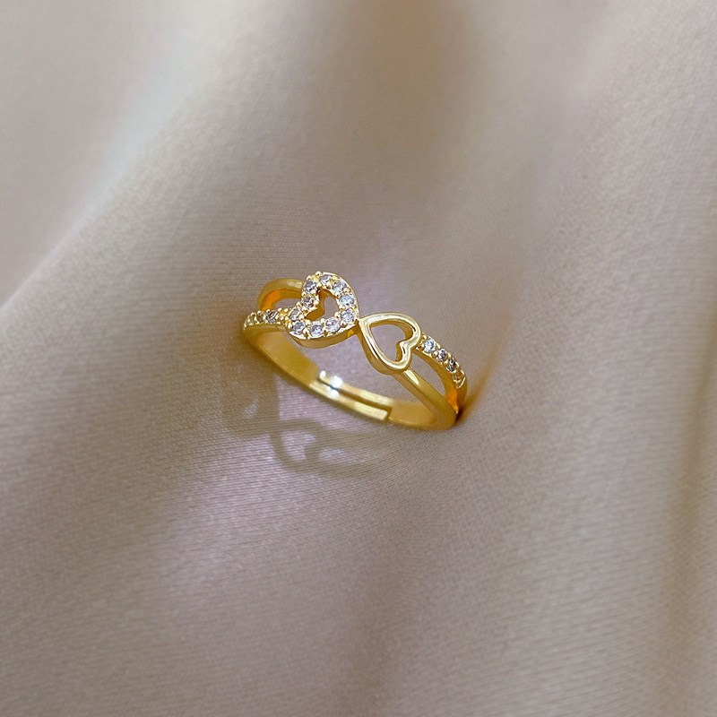 Herzmotiv Designer Ring Für Damen Modischer Schmuck Für Finger_voghion.com