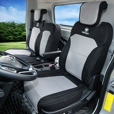 Ctv Oumake S1 S3 | Modelə uyğun (Original) oturacaq örtükləri - all-linen-black-gray-driver-and-passenger-seats-a-set-of-three-seats-remark-vehicle-model