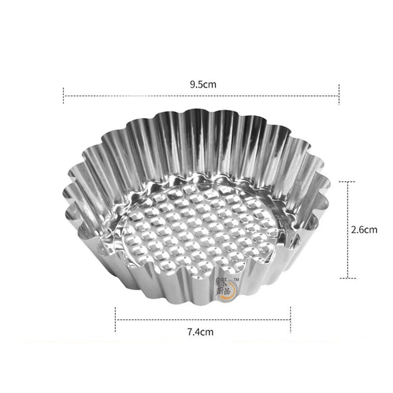 Высокотемпературная повторяемая гофрированная форма для выпечки торта из нержавеющей стали