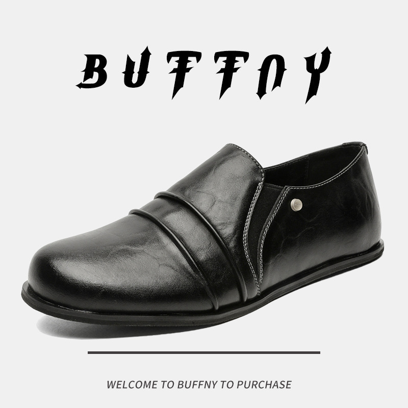 Business Casual Large Size Men's Formal High-Heeled Leather Shoes 2026 Spring and Autumn New Style Wedding Banquet Formal Cuban Men's Shoes