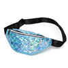 Colorful nail sequins, belt bag, cute phone bag, chest bag, 2020, new collection