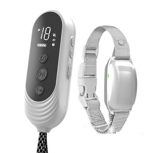 Amazon's new remote control electric shock collar dog trainer bark stop dog trainer hand self-contained charging waterproof