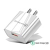 3A QC3.0 mobile phone fast charge charger 3.0 usb charge travel wholesale