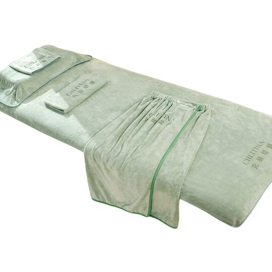 Special towel bath towel for beauty salon dry hair towel thickened absorbent bath skirt beauty massage bed bed towel printed logo