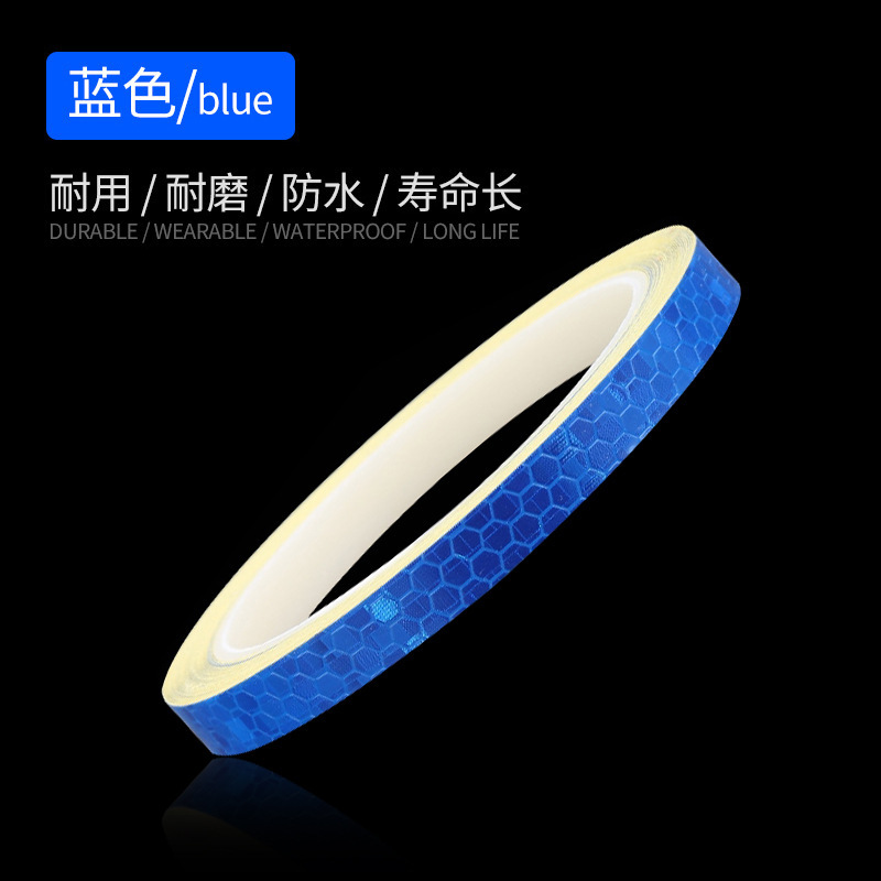 Suministro transfronterizo 36 unids habló tira reflectante con pegatinas de rueda luminosa traje bicicleta noche montar tira fluorescente