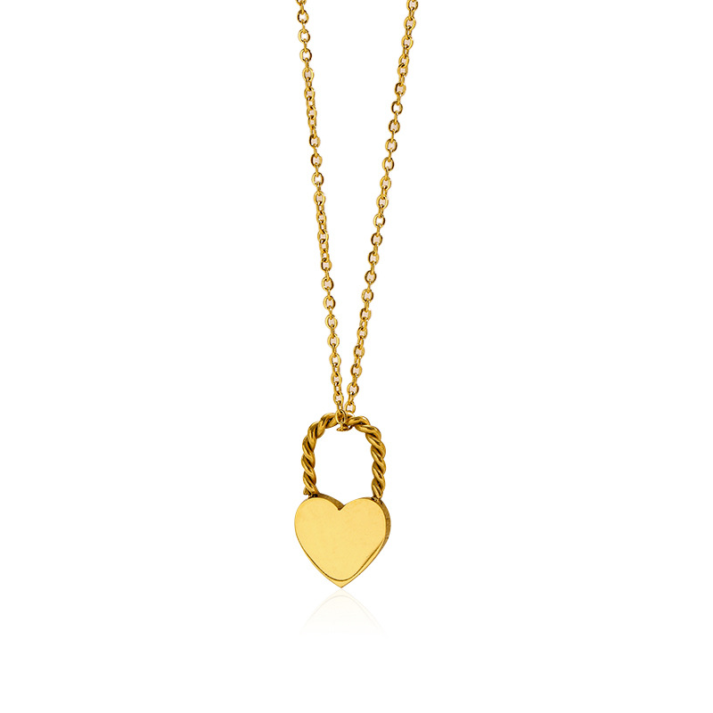 8g Weight Lobster Trigger Clasp Closure Clasp Closure Type 304 Stainless Steel Pendant Material Pendant Necklace Classification 304 Stainless Steel Chain Material Singapore chain, cable chain Chain Type 1 Piece Quantity Casual, Daily Occasion 304 Stainless Steel Material Heart Shape Pattern All Seasons Season Women's Gender Plating Design Elegant, Vintage Style Style Wholesale Jewelry Elegant Vintage Style Heart Shape 304 Stainless Steel Plating Singapore Chain Cable Chain Pendant Necklace 7