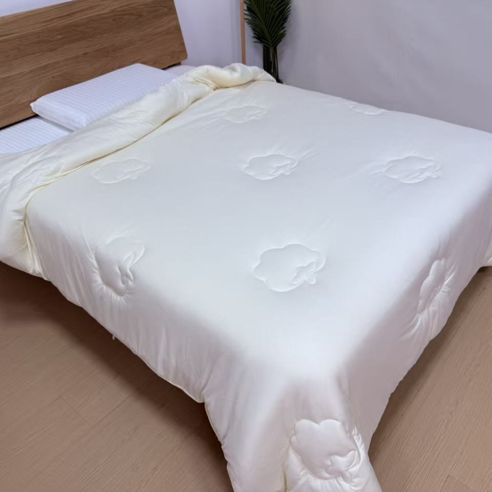 Autumn and Winter Plain Quilted Quilt Core, Warm and Thickeneded Double-Sided Super Soft Quilt