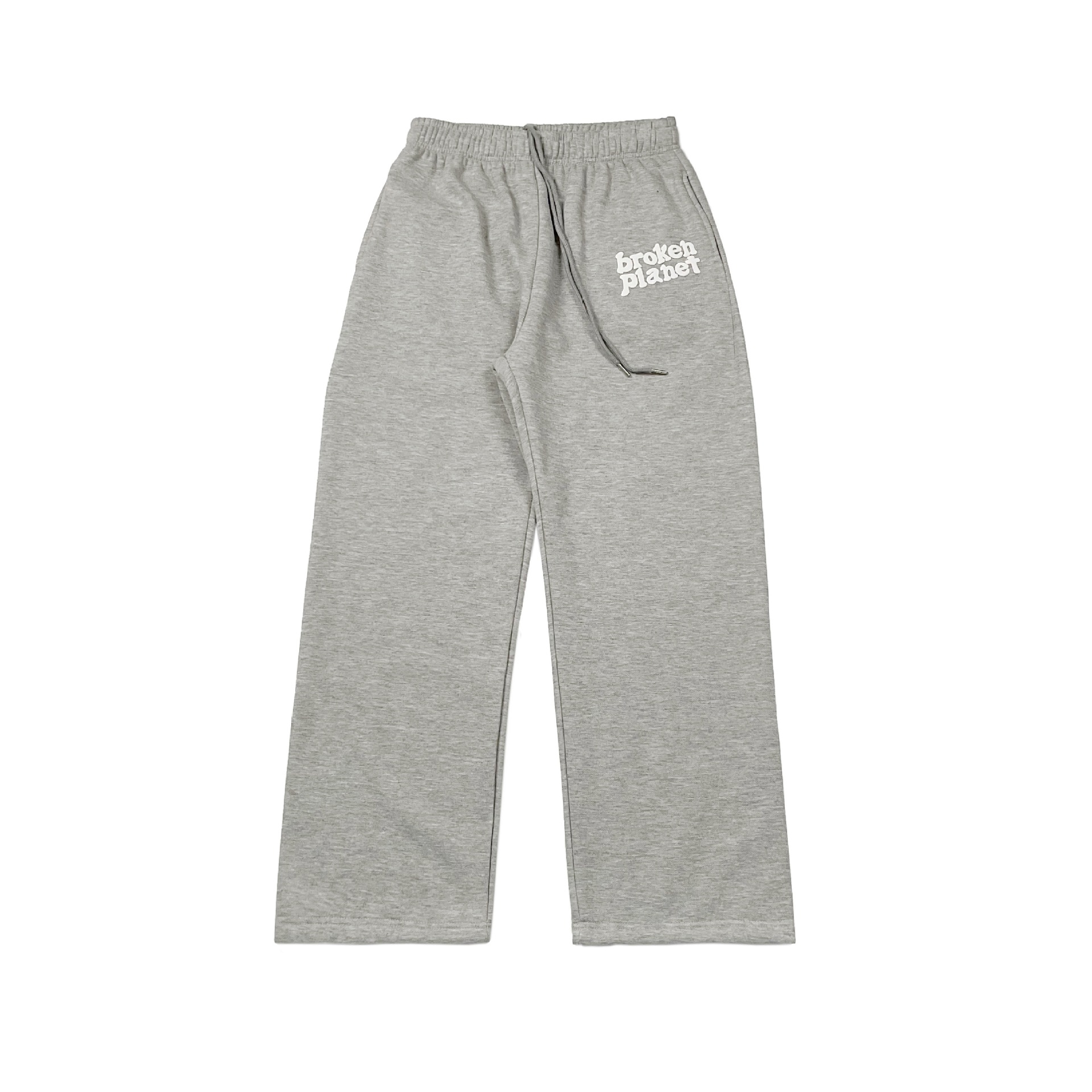 Broken Planet Basics Sweatpants Wide Leg Heather Grey