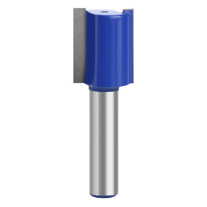 Juego de brocas rectas para fresadora de 8 mm, 9 piezas, broca recta para ranurado de madera azul claro, broca recta de doble filo, cortador de ranurado, cortador de fresado para madera