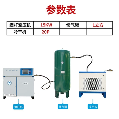 Hava kompressorları | Magnet Variable Frequency Air - permanent-magnet-variable-frequency-screw-machine-set-15kw20hp24m2min
