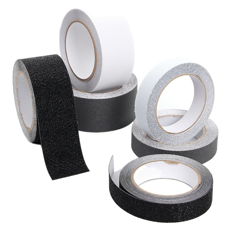 Pegatinas antideslizantes de baño al por mayor PEVA cinta de goma antideslizante autoadhesiva impermeable paso piso antideslizante pegatinas