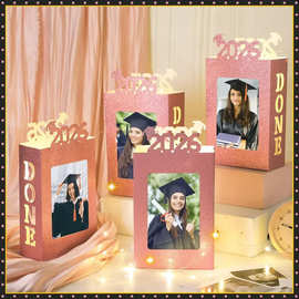 跨境Graduation Centerpieces Picture Box毕业桌面摆件图片盒