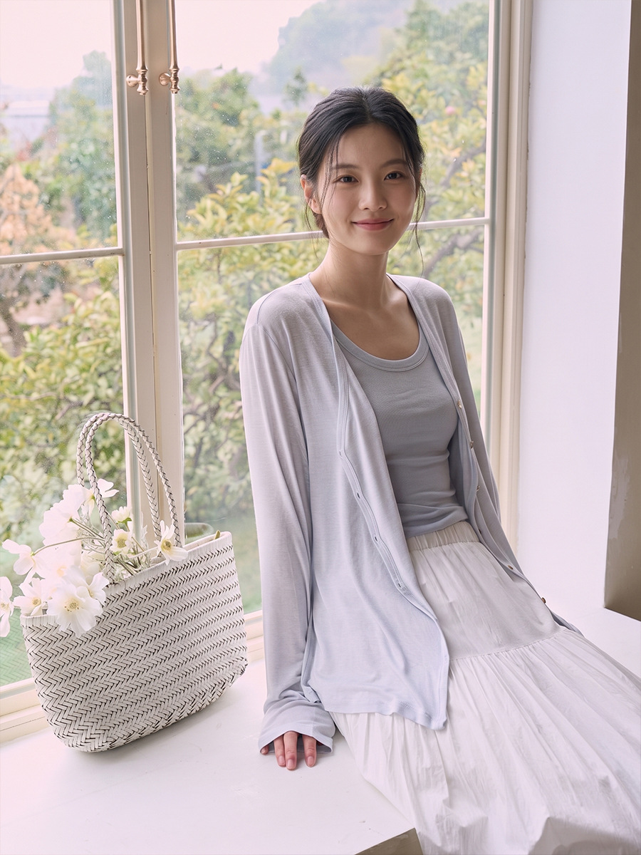 Summer woolen cardigan