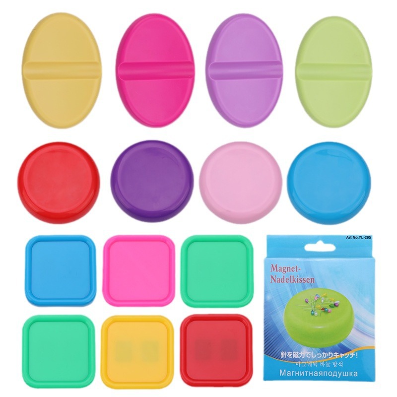 Transfronterizos venta caliente aspirador de agujas afilador de agujas de color tela de bordado cruzado DIY herramientas de coser caja magnética de agujas de perlas