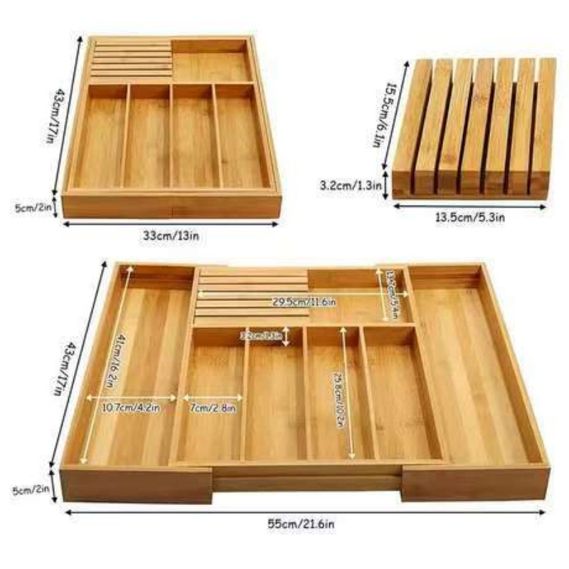 7 compartimentos + portacuchillas