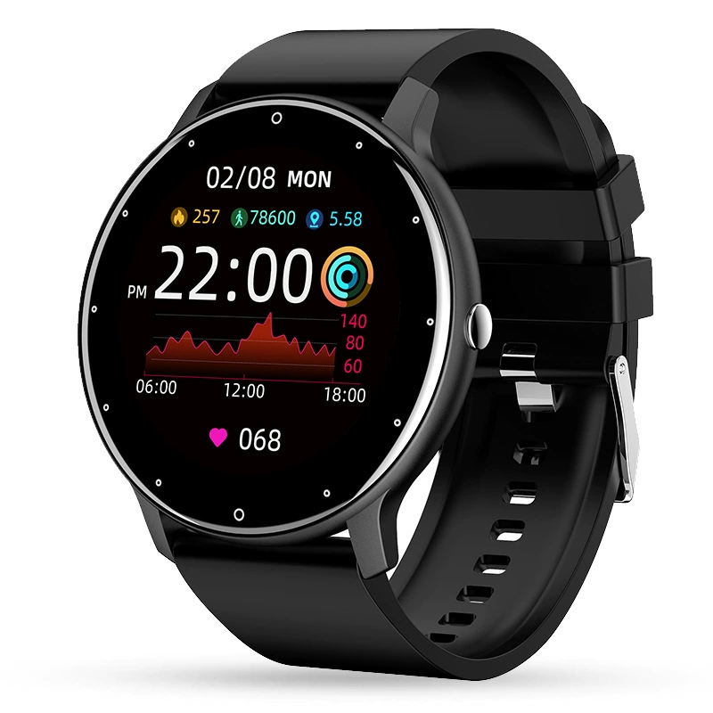 Фитнес‑часы ZL02, мониторинг пульса и давления, отслеживание сна, Bluetooth, IP67