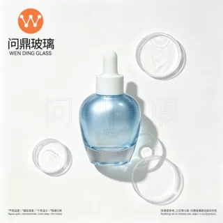 定制精油瓶30ml圆肩瓶滴管瓶原液瓶护发精油瓶玻璃瓶精油分装瓶