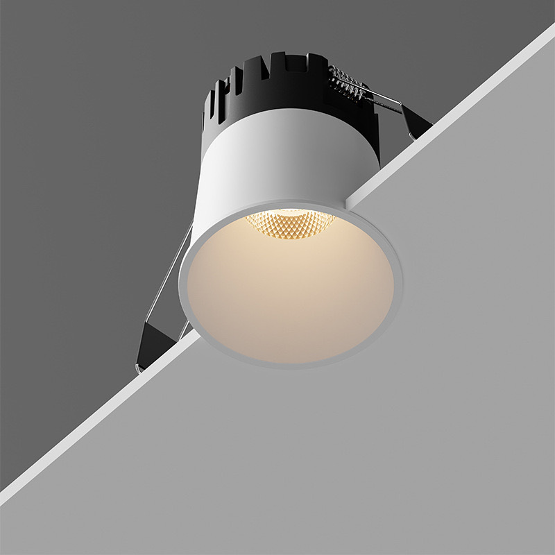 フルスペクトルヒルスポットライト埋め込みアンチグレアウォッシュウォールスポットライト家庭用超狭額縁LEDシーリングダウンライト|undefined