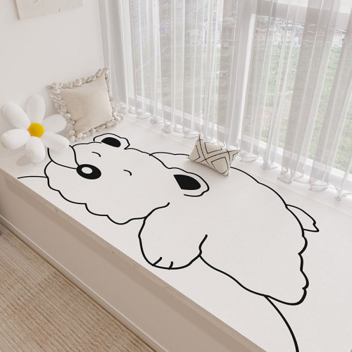 Cartoon simple bedroom bay window mat tatami climbing bedside carpet living room coffee table sofa carpet floor mat