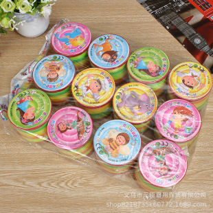 Rainbow ring children's educational toys spring ring magic colorful ring elastic ring stall educational toys wholesale