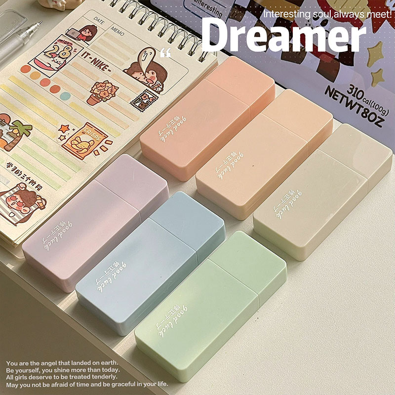 Morandi traje de cinta de corrección de color estudiante cinta de corrección de mano cuenta cinta de corrección de color sólido cinta de corrección de color alto