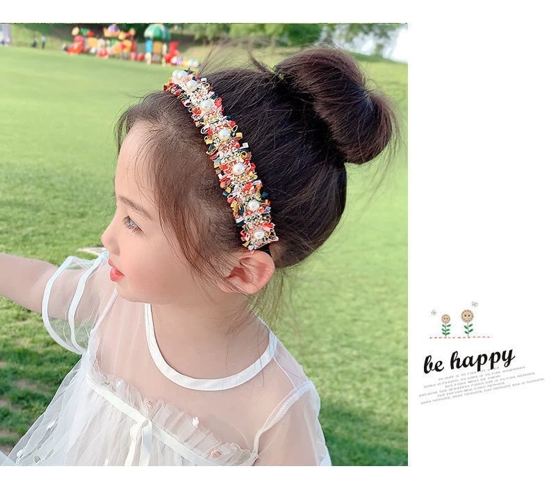 pearl lace headband