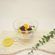 创意小清新风玻璃碗水果沙拉碗早餐碗冰淇淋碗甜品酸奶碗