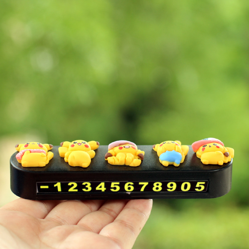 Dibujos animados Pikachu gancho para coche gancho para coche gancho para asiento multifuncional asiento lindo de dibujos animados para niñas