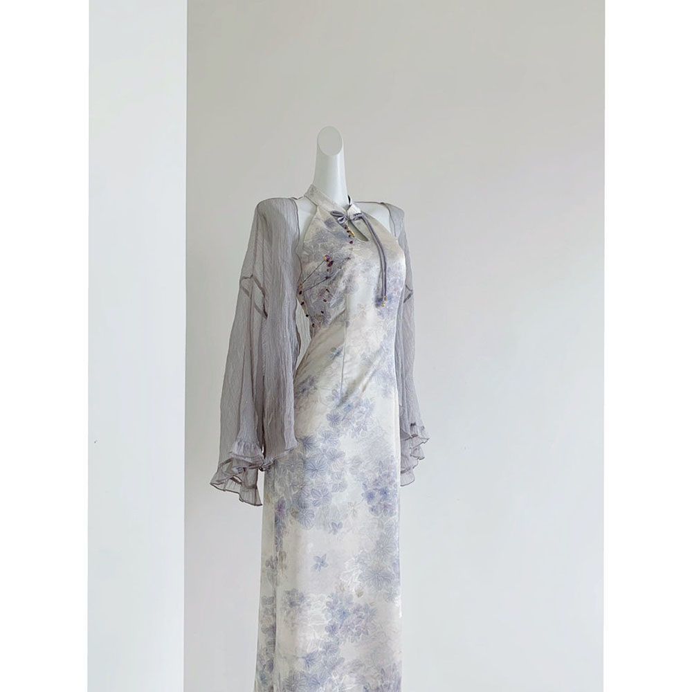 New Chinese Style Improved Versatile Elegant Cheongsam 2025 Dress Young New Retro Girl Republic of China