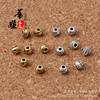 Metal flashlight, silver beads, 5mm, wholesale