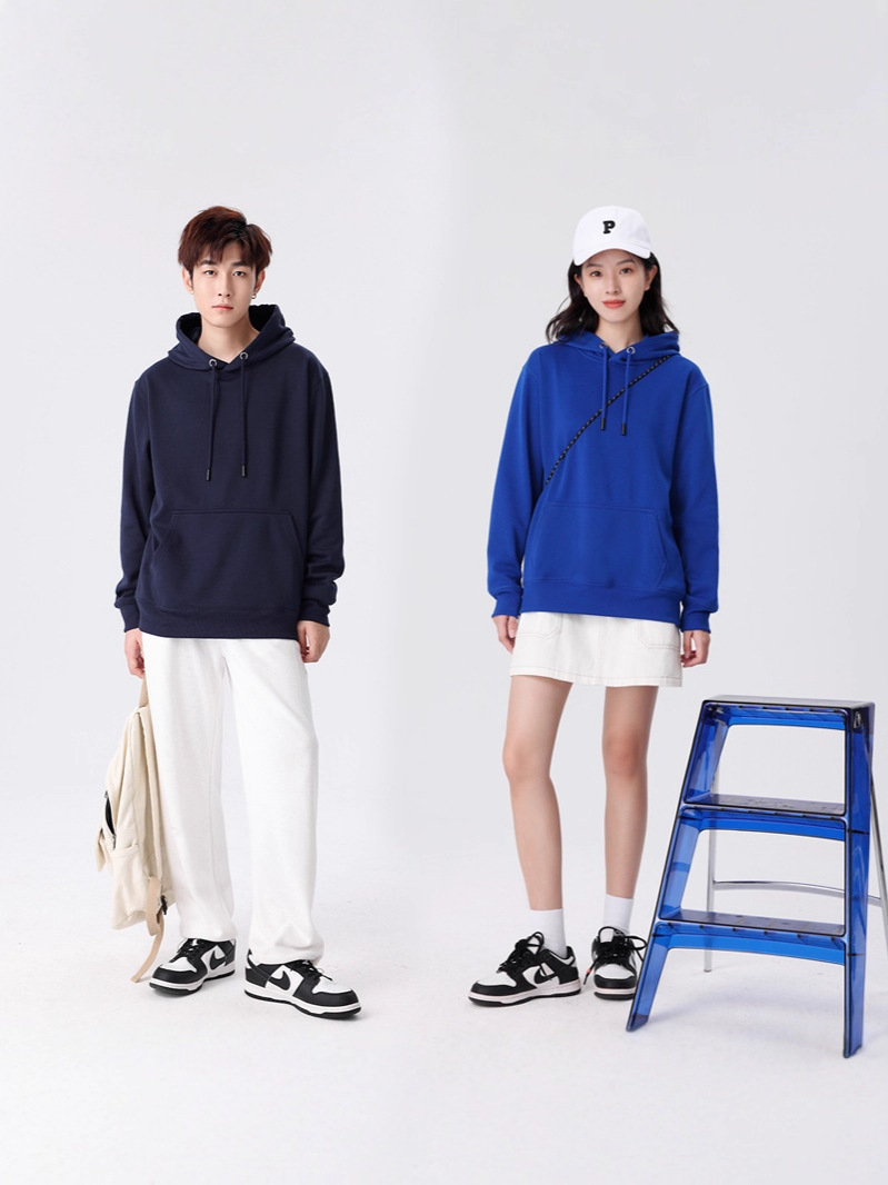 Otoño y invierno chaqueta con capuzas con camisa de terciopelo impresa personalizada logotipo de la fiesta del equipo de servicio de clase camisa bordada