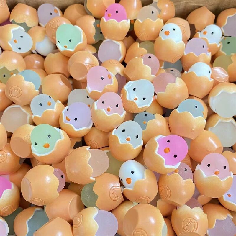 Luminous chicken broken shell egg toy resin diy accessories cartoon micro landscape ornaments miniature wholesale Luminous chicken broken shell egg toy resin diy accessories cartoon micro landscape ornaments miniature wholesale