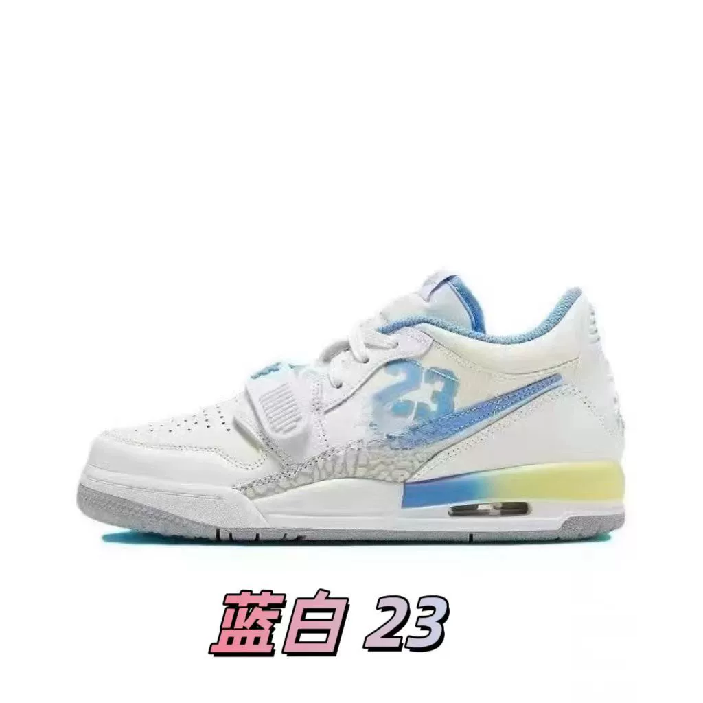 [Putian Source Factory] Чистая оригинальная aj312 подлинная телячья кожа Easter белая пудра реальная под подушку воздух реальный баскетбол обувь