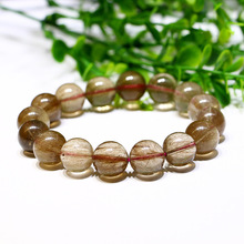 天然红发晶手链晶体通透发丝清晰原色发晶单圈手链 水晶男女款