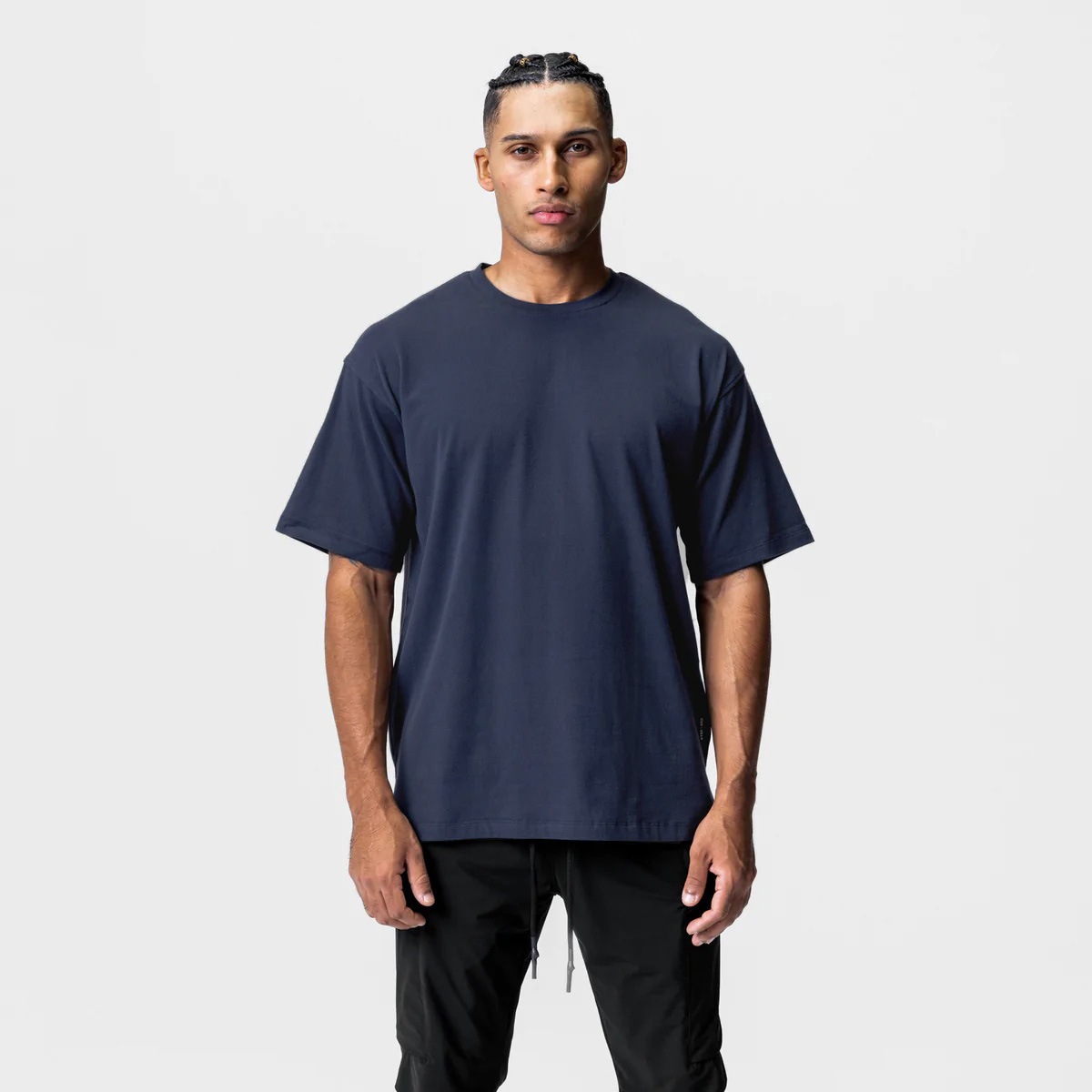 210g Weight Cotton, Cotton Blend Fabric Type T-shirt Tops Type Round Neck Neckline Solid Color Pattern Men's Gender Sports Style Men's Solid Color T-shirt Men's Clothing 15