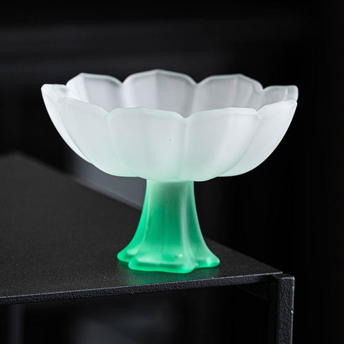 Glaze pastel goblet, tall tea cup, tea cup, aroma cup, rice wine soju cup, light luxury and good-looking master cup