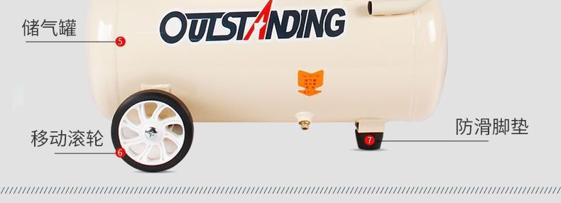 Air pump, air compressor, small high-pressure air compressor, oil-free silent air pump, 220V air pump for woodworking
