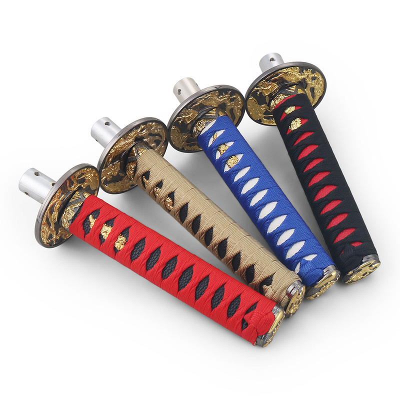 Cross-Border Supply of Car Modification Accessories Aluminum Alloy Long and Short Samurai Sword Gear Head Gear Head Wave Rod Head 20C Cross-Border Supply of Car Modification Accessories Aluminum Alloy Long and Short Samurai Sword Gear Head Gear Head Wave Rod Head 20C