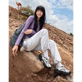 骆驼山云2户外休闲鞋秋季新款女士耐磨防滑户外老爹鞋徒步鞋男鞋