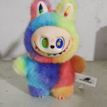 义乌批发毛绒娃娃马龙前方高能盲盒公仔件搪胶潮玩