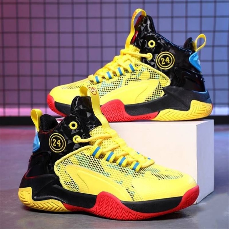 Niños 2025 niños botones giratorios zapatos deportivos de primavera y otoño estudiantes zapatos para correr otoño nuevos zapatos de baloncesto