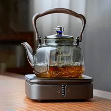 玻璃提梁茶壶中式蒸煮茶器耐热烧水壶电陶炉专用茶壶新款茶具套装