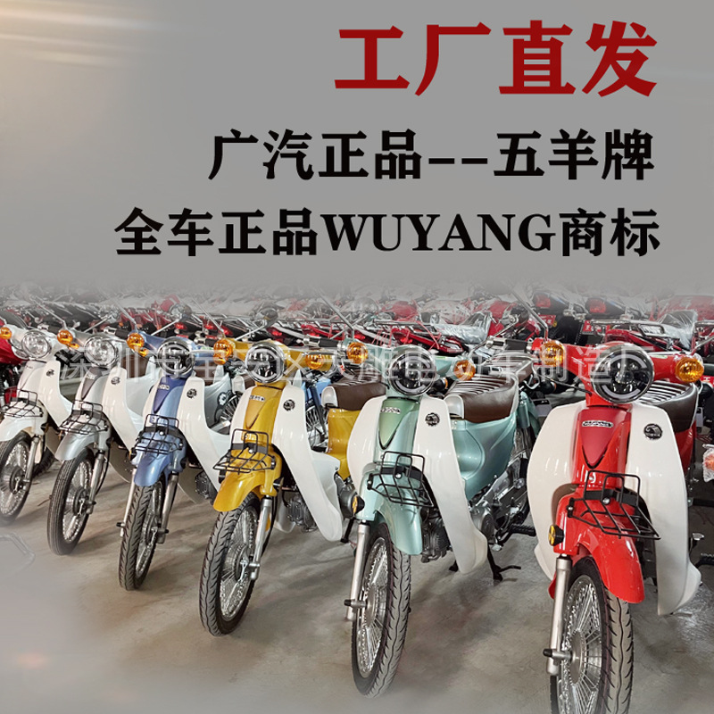 Wuyang marca COCO motocicleta animal 110C de dos ruedas motocicleta de vigas curvas de combustible clásica retro puede estar en la tarjeta