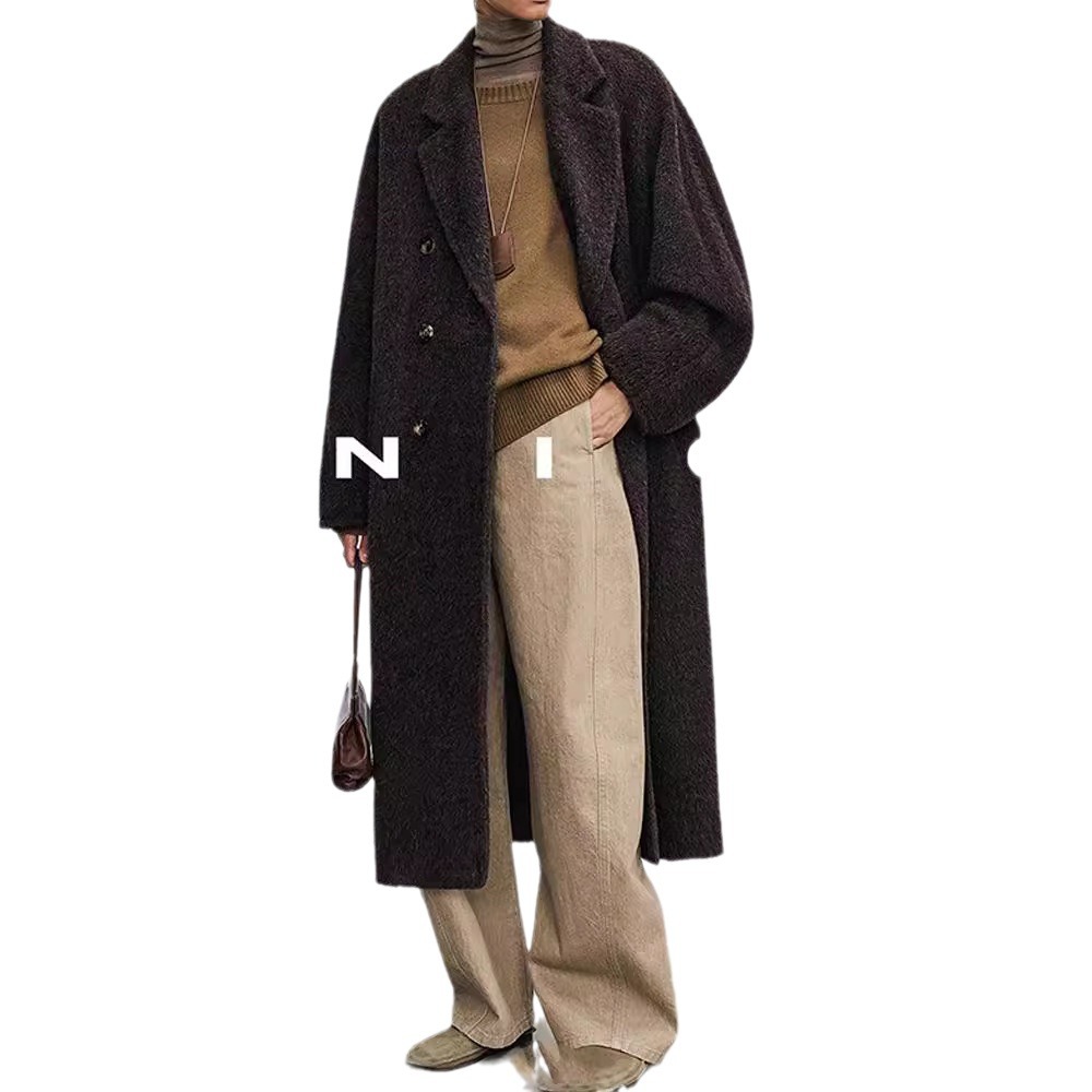 캐주얼 바지 여성의 올드 아트 2024 데님 유행 마체테 바지 높은 허리 바나나 바지 슬리밍 청바지