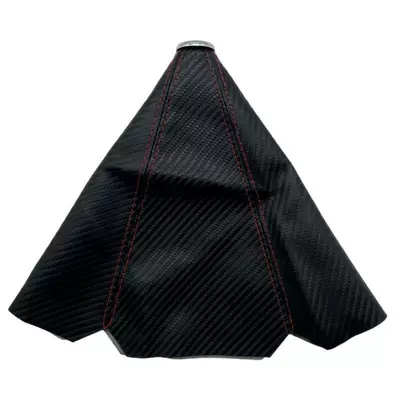 Gear Knob, Dust Cover, Universal | Cab and accessories - bright-head-carbon-red-line