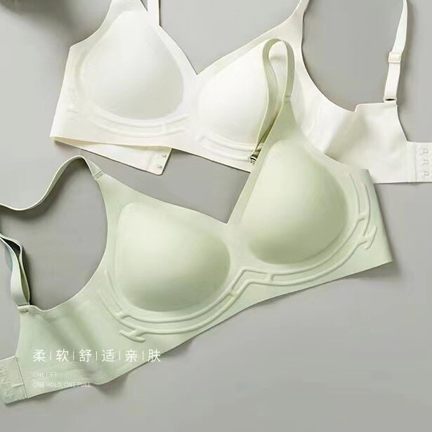 Diamond soft lifting seamless underwear thin anti-sagging accessory breast sports bra ladies gathered bra wholesale