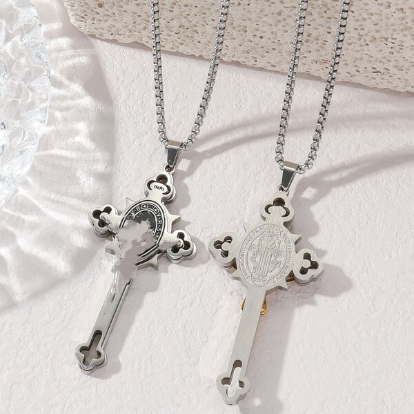 fashionable necklace stainless steel hip-hop style