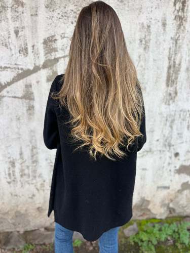 2025 European and American Autumn/Winter Women's Wool Blend Coat Leisure Loose Collar Fake Pocket Cardigan