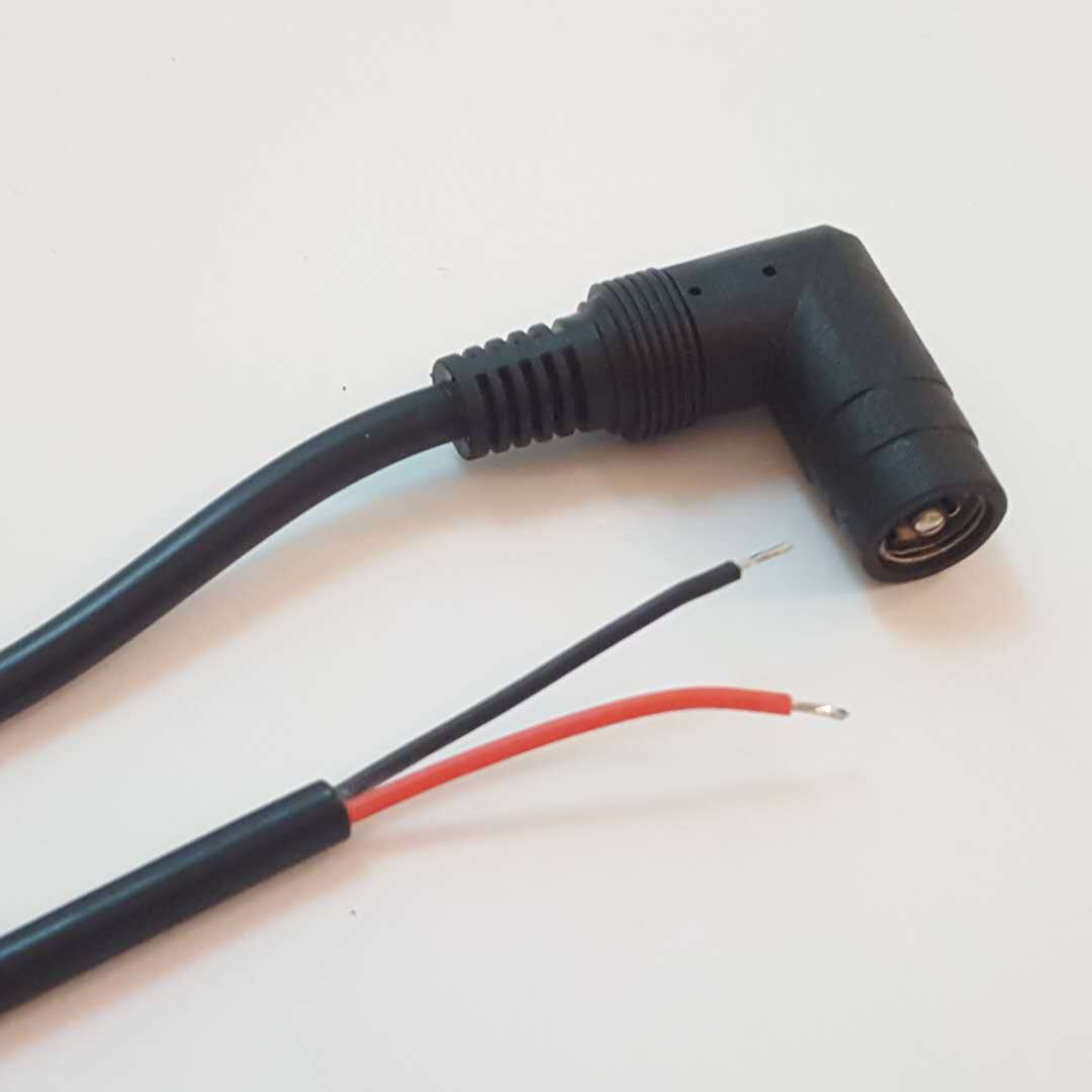 莲花插头线 圆孔电动车充电线 连接线充电器直头电源线