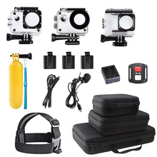 运动摄像机配件电池充电座双充防水壳USB收纳包运动相机配件通用